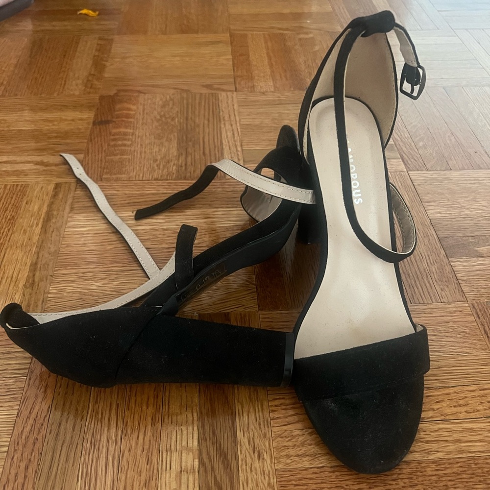 Suede heels (3-4 inch)